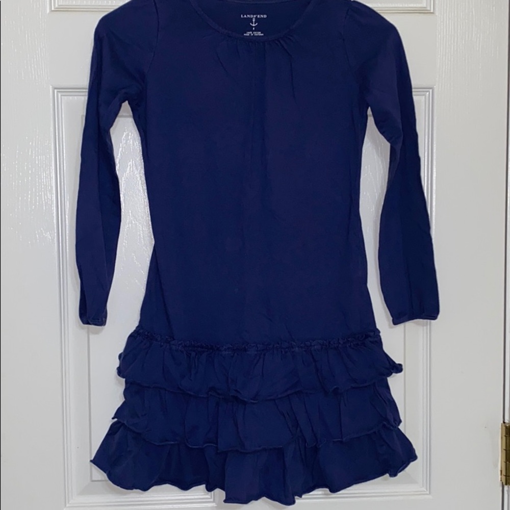 Blue Ruffled Dress